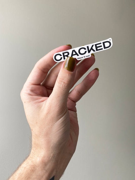 Cracked Sticker