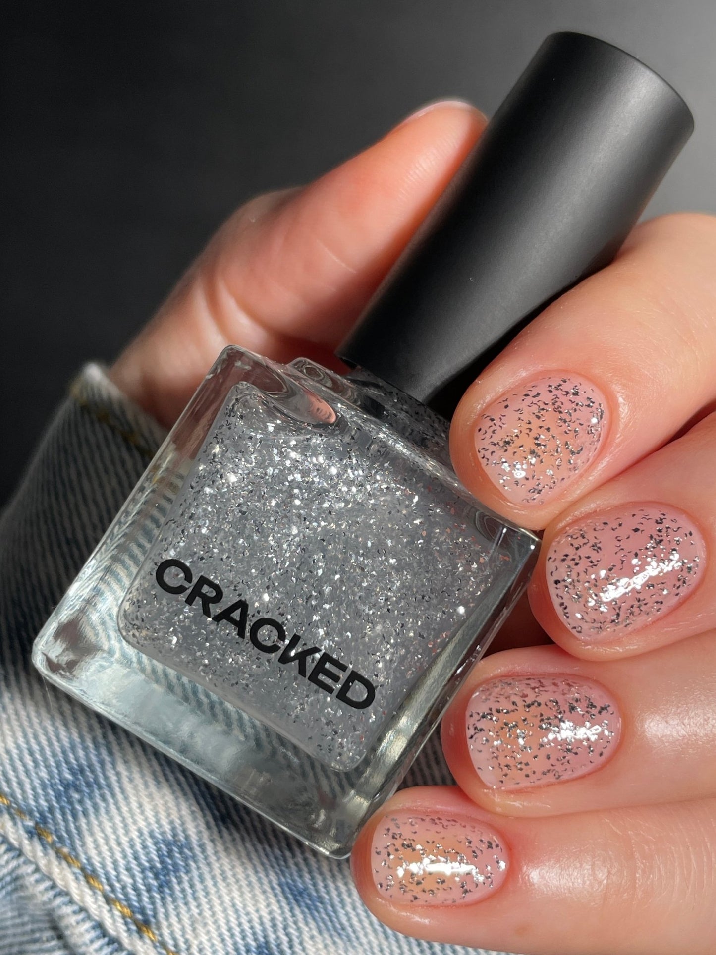 A Sprinkle of Twinkle - Cracked Polish