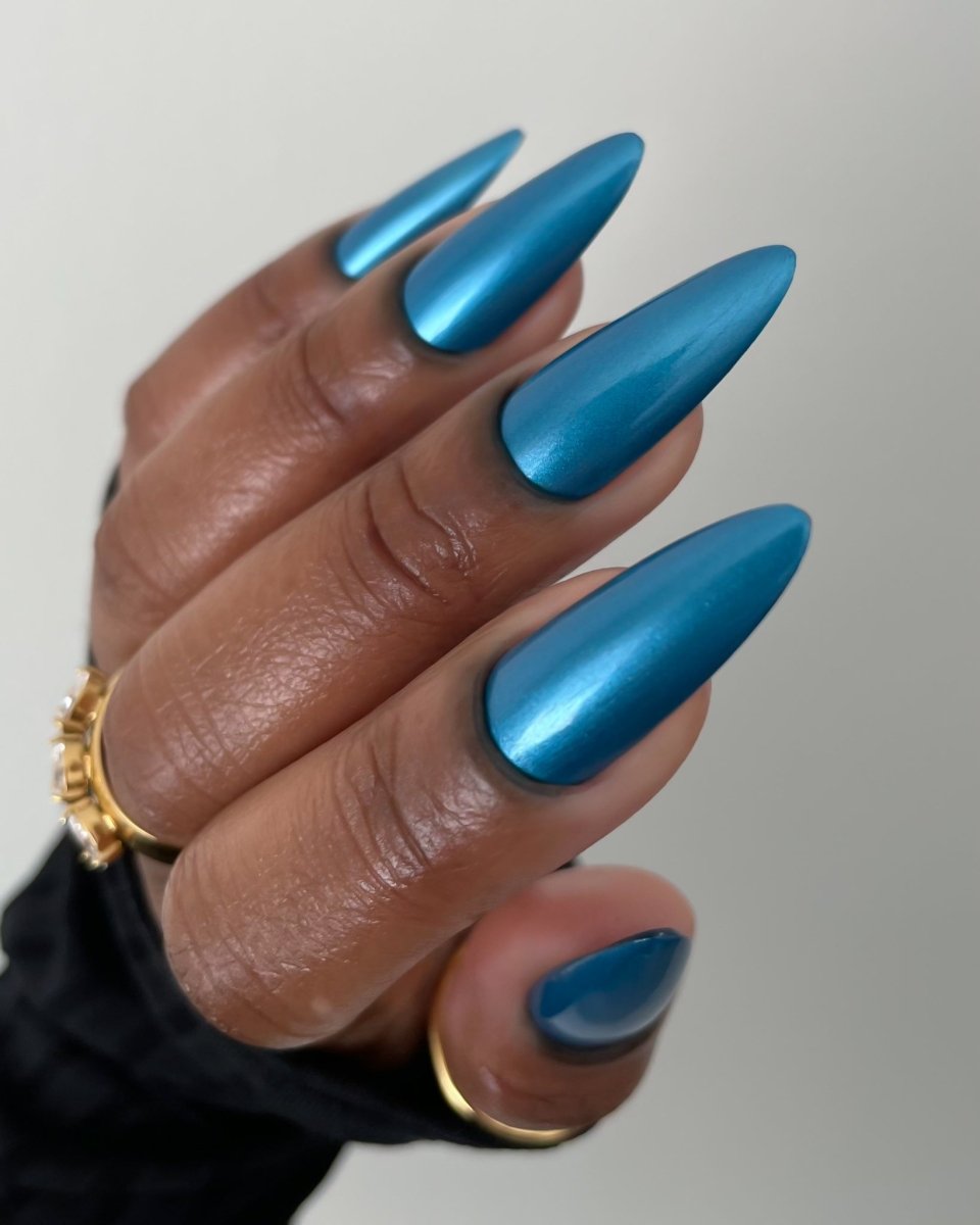Baked Blue - Cracked Polish