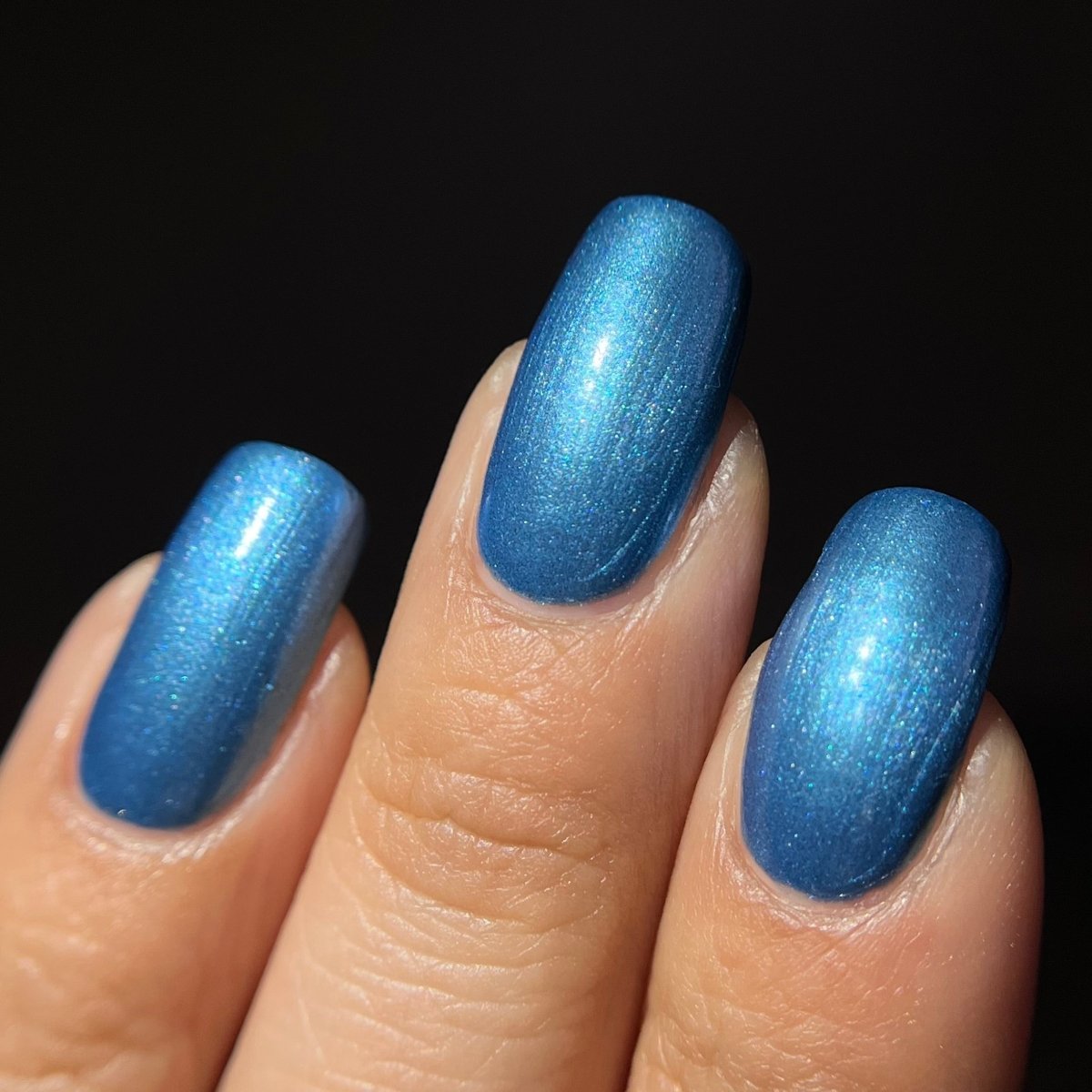 Baked Blue - Cracked Polish