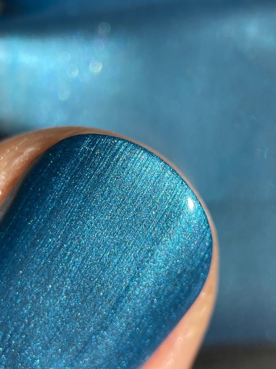 Baked Blue - Cracked Polish