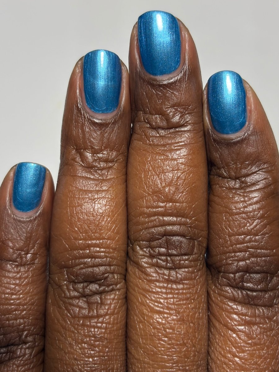 Baked Blue - Cracked Polish