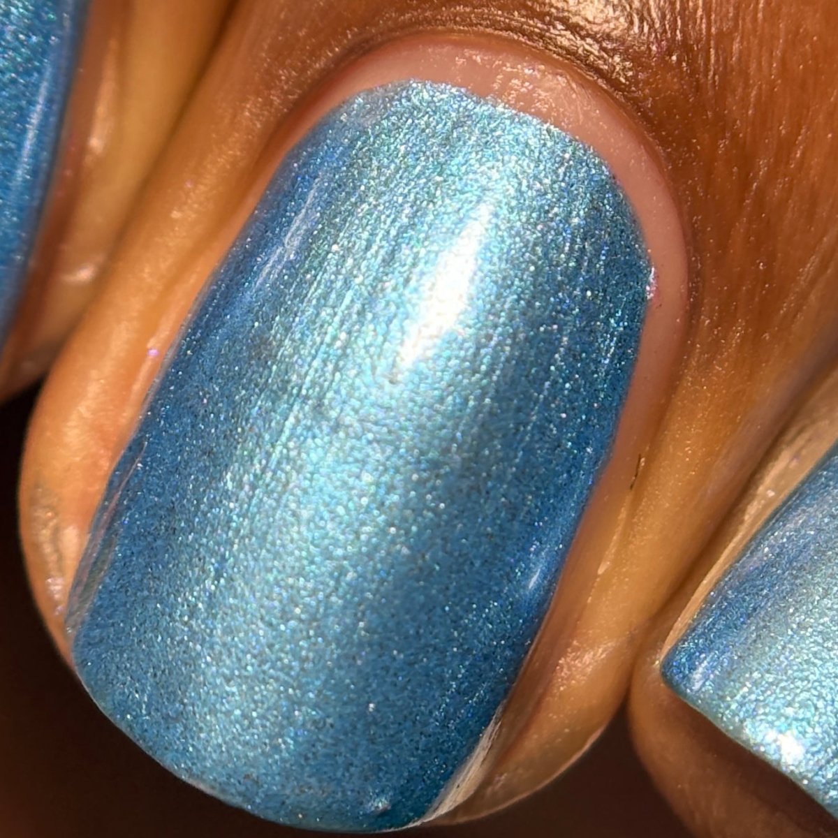 Baked Blue - Cracked Polish