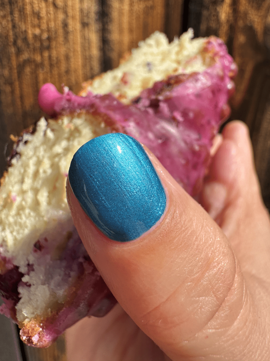 Baked Blue - Cracked Polish
