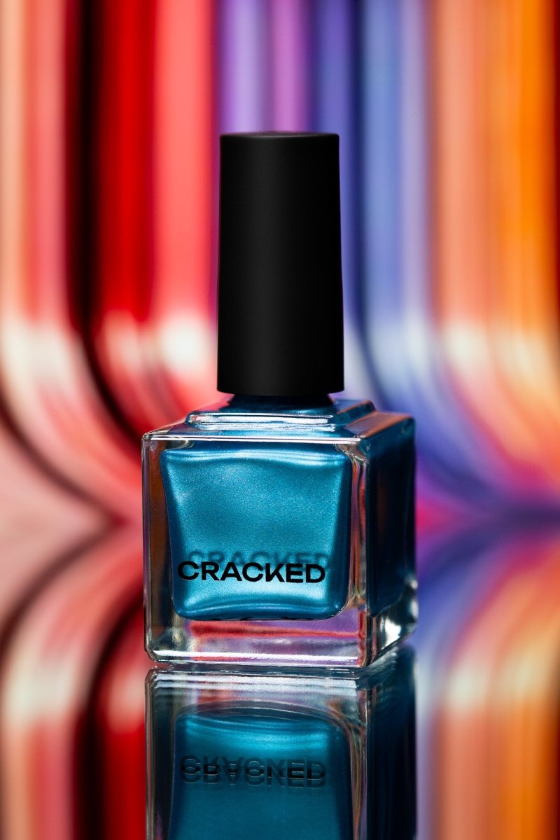 Baked Blue - Cracked Polish