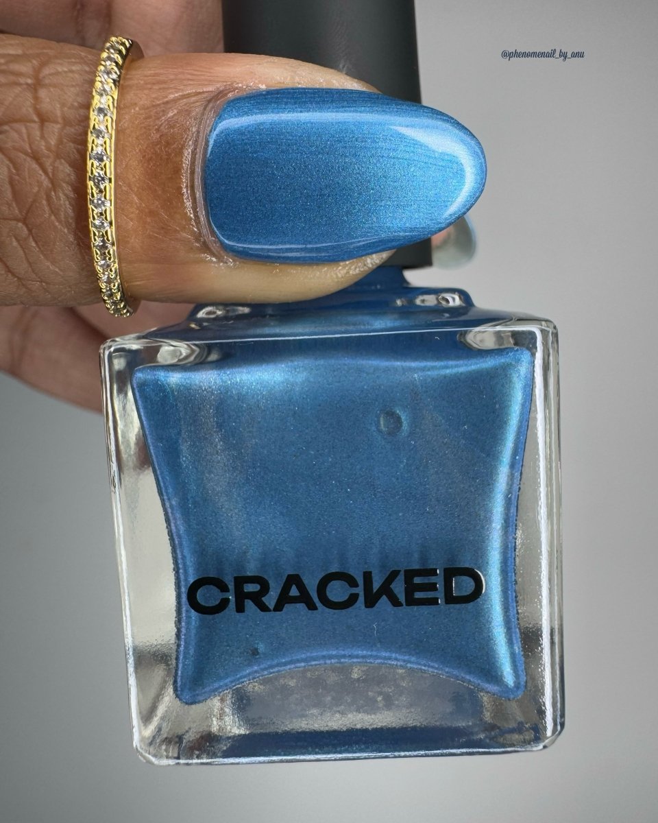 Baked Blue - Cracked Polish
