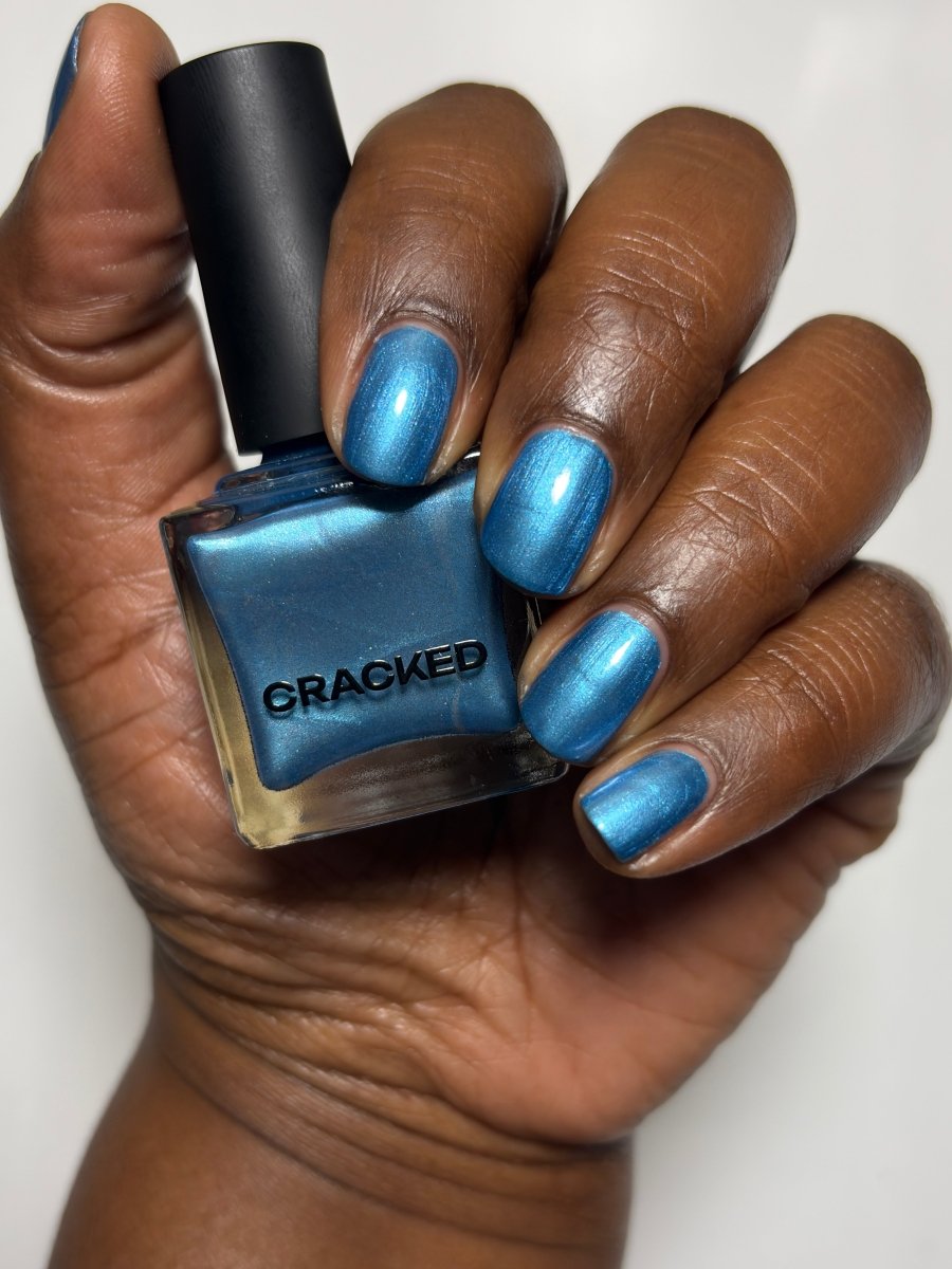 Baked Blue - Cracked Polish