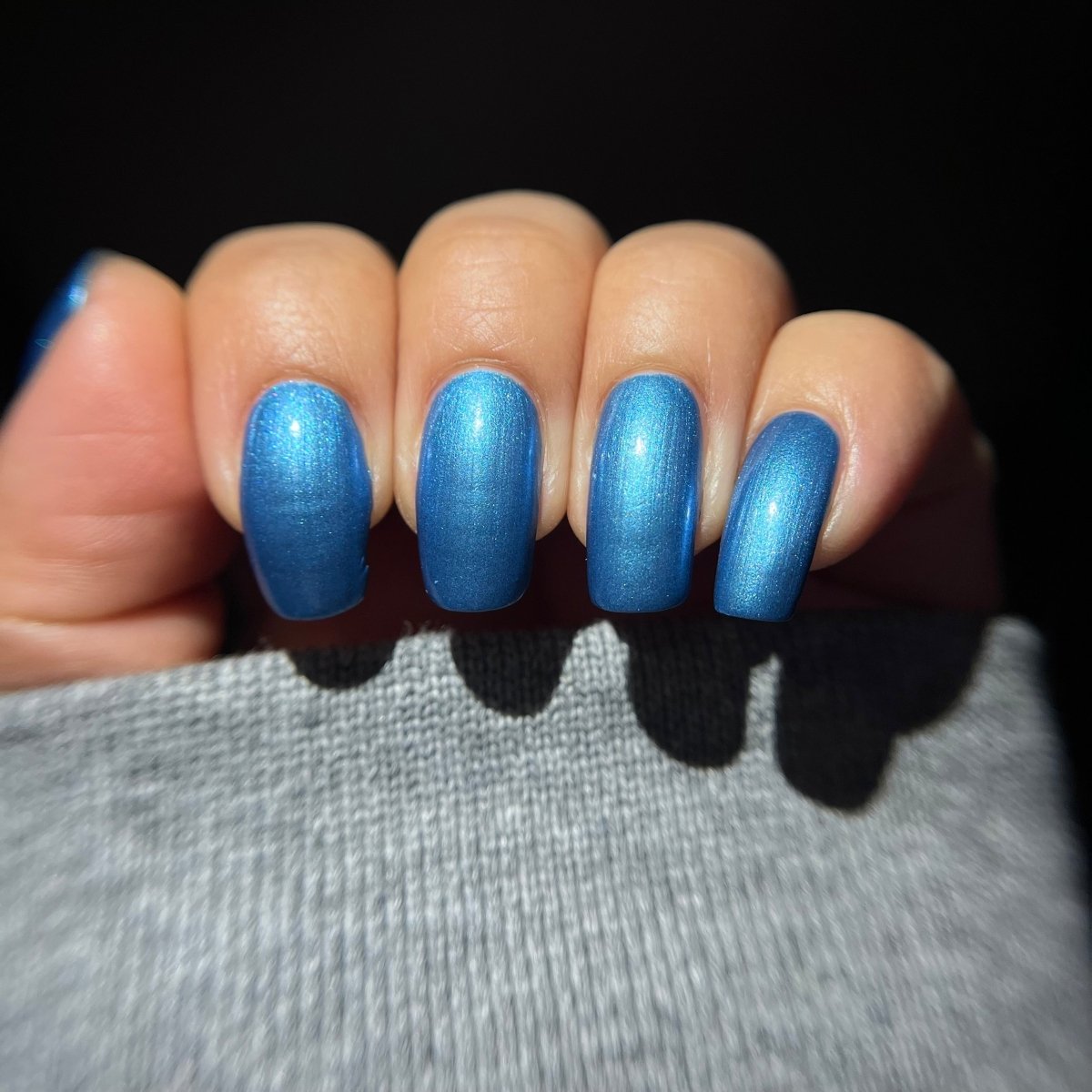 Baked Blue - Cracked Polish