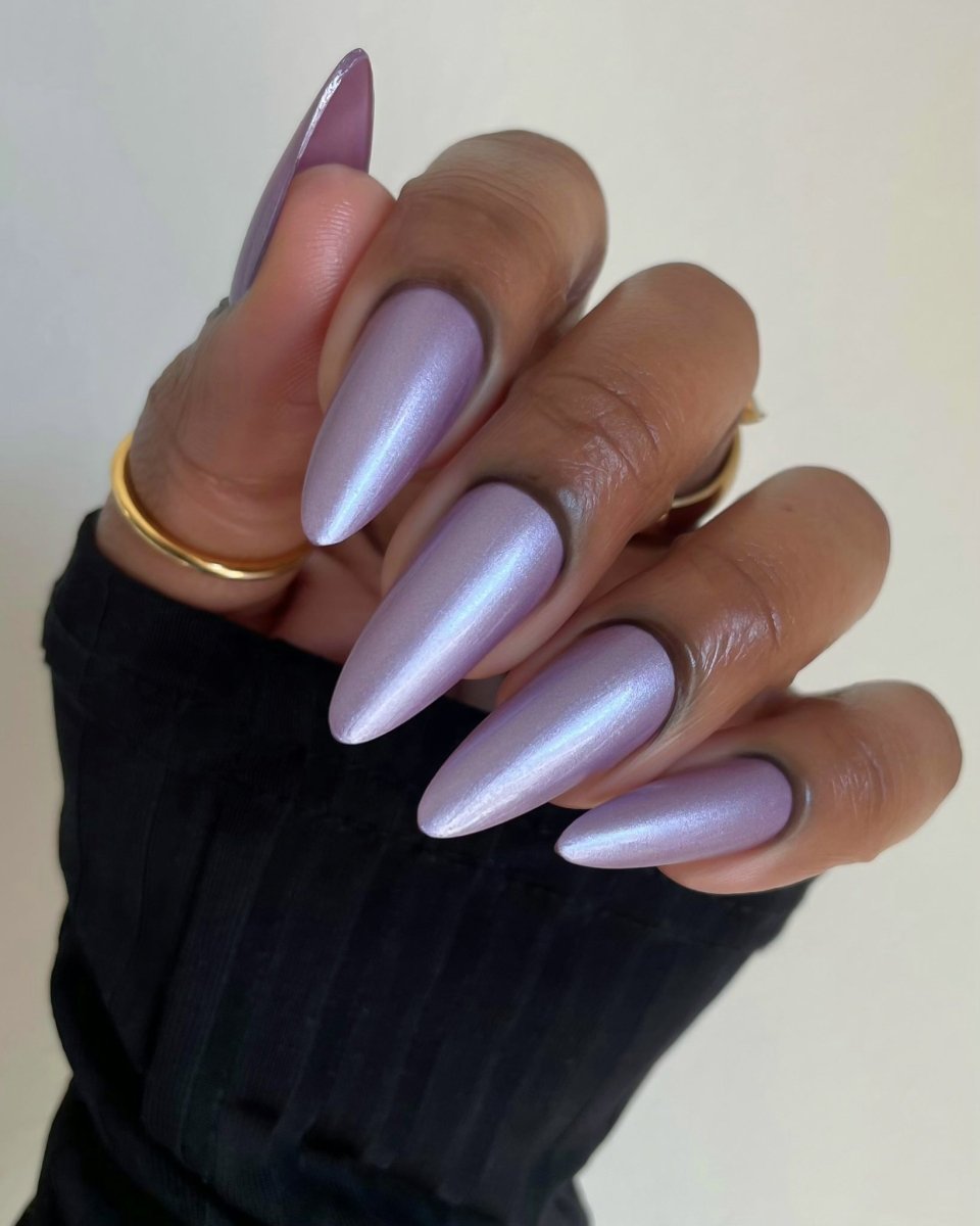 Lilac Frosting - Cracked Polish