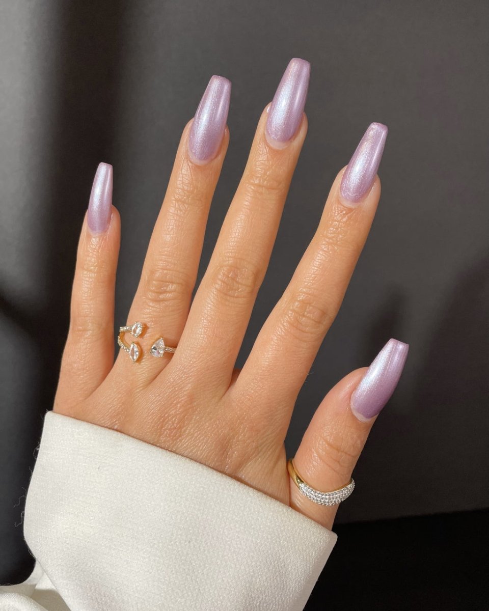 Lilac Frosting - Cracked Polish