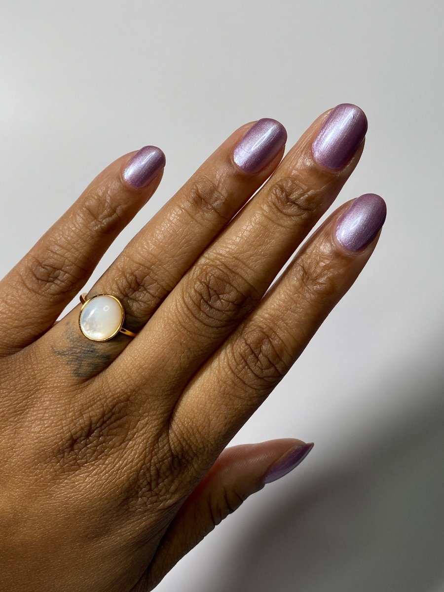 Lilac Frosting - Cracked Polish