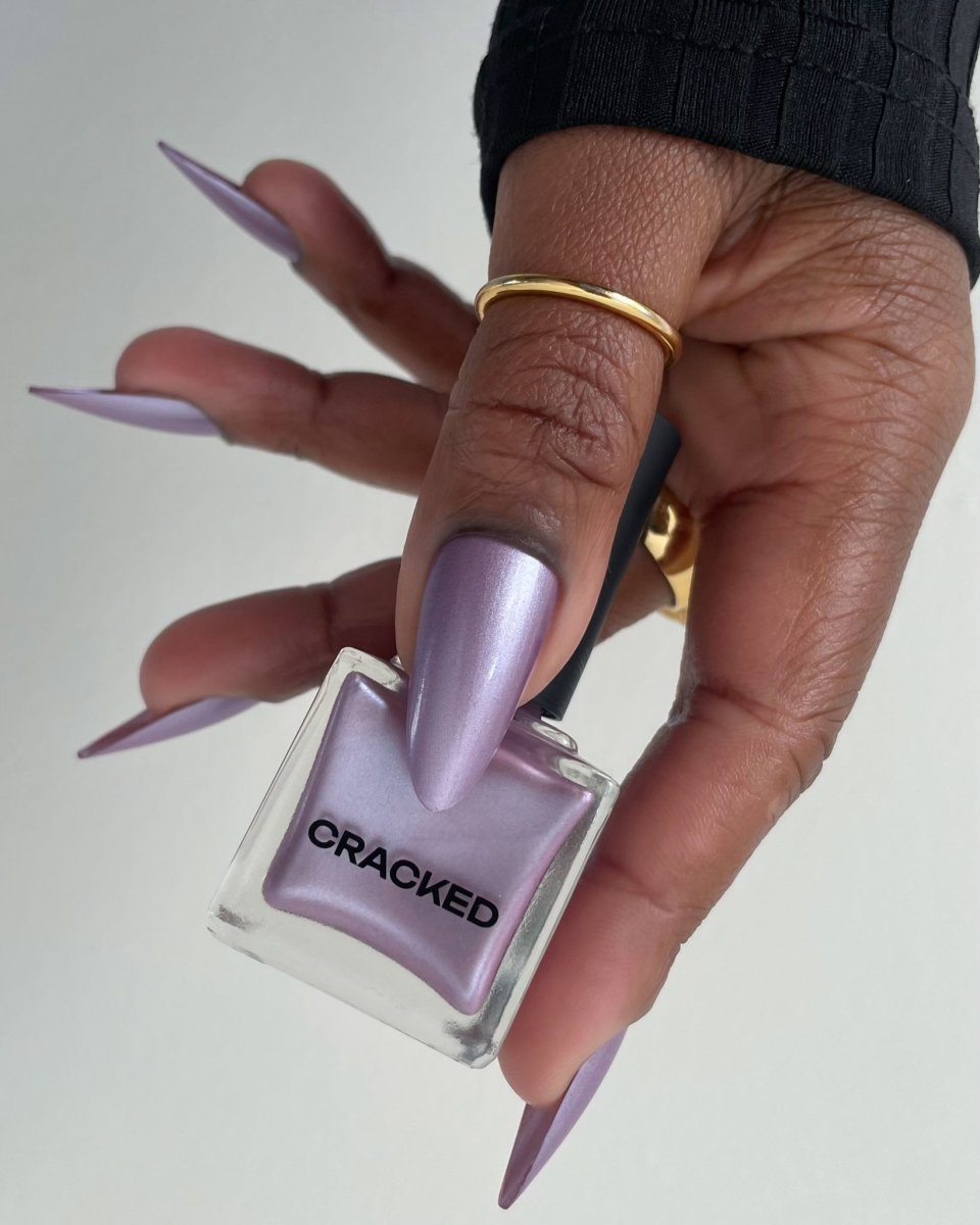 Lilac Frosting - Cracked Polish