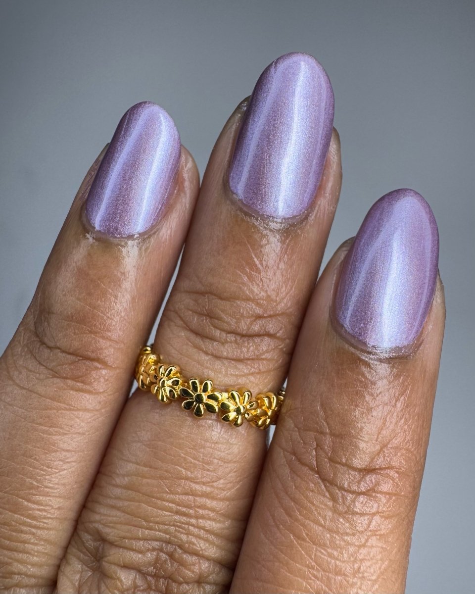 Lilac Frosting - Cracked Polish
