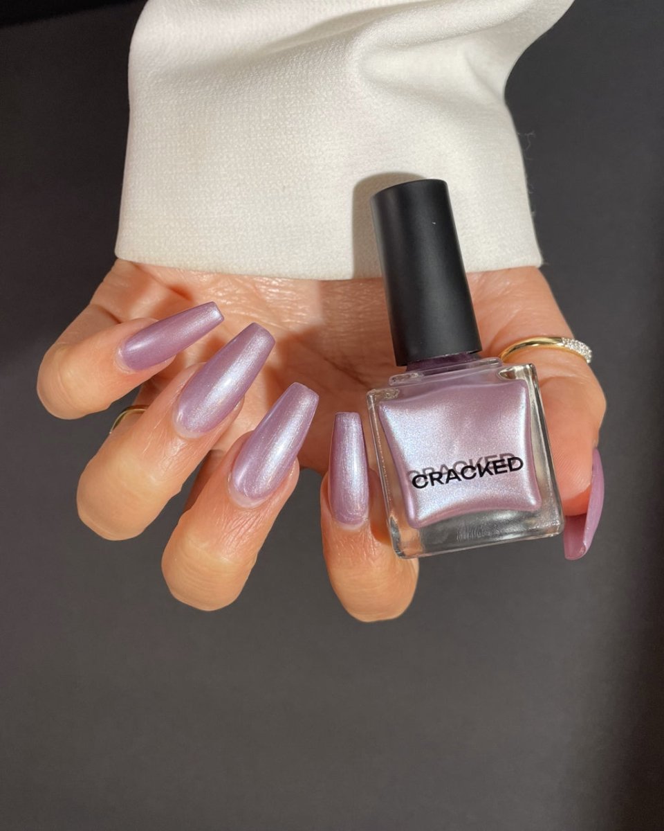 Lilac Frosting - Cracked Polish