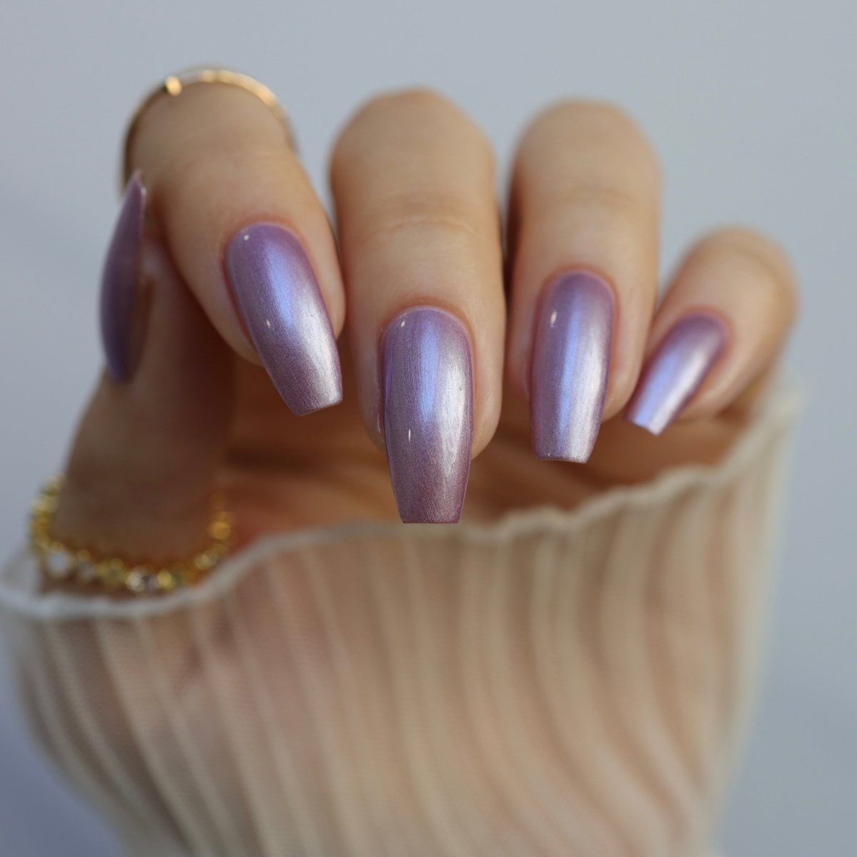 Lilac Frosting - Cracked Polish