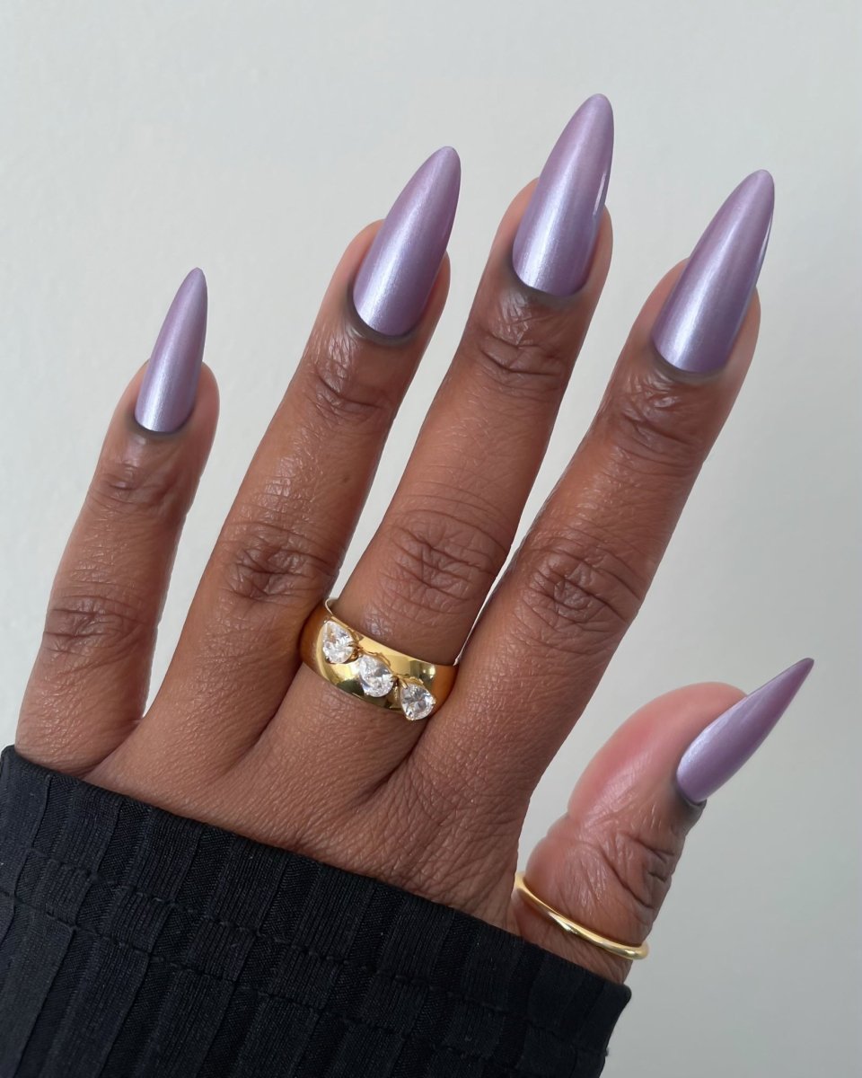 Lilac Frosting - Cracked Polish