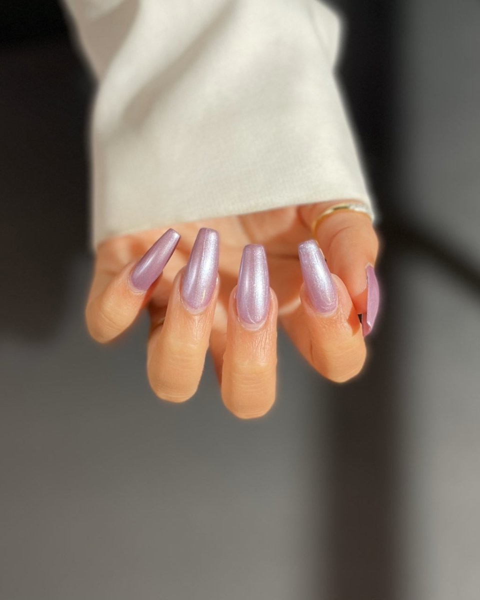 Lilac Frosting - Cracked Polish