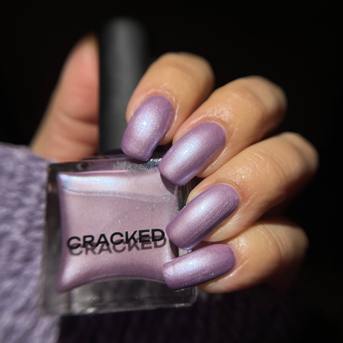 Lilac Frosting - Cracked Polish
