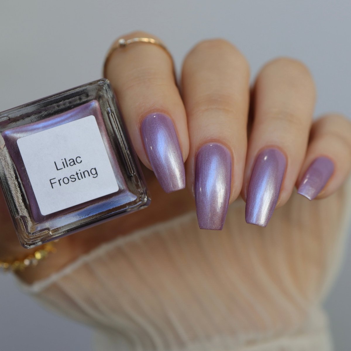 Lilac Frosting - Cracked Polish