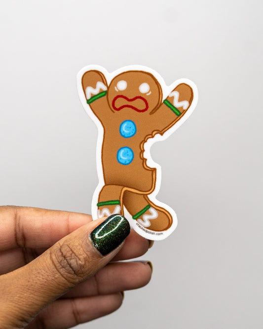 Love At First Bite Sticker - Cracked Polish