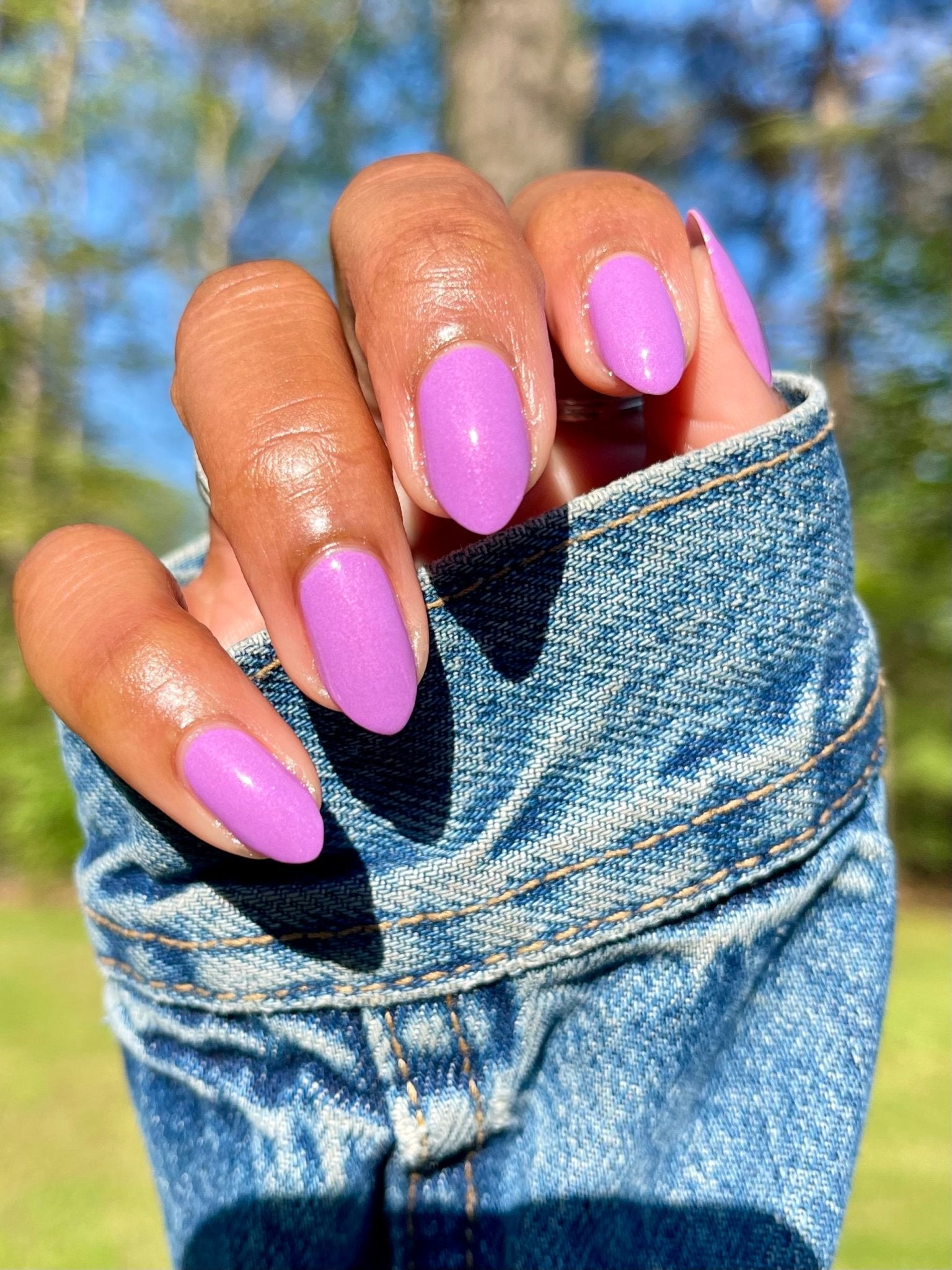 Purple Beardtongue - Cracked Polish