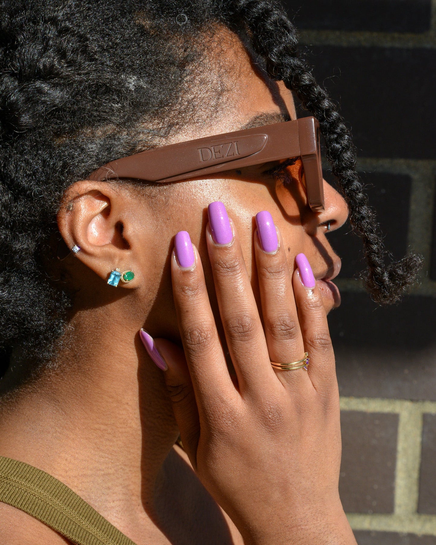 Purple Beardtongue - Cracked Polish