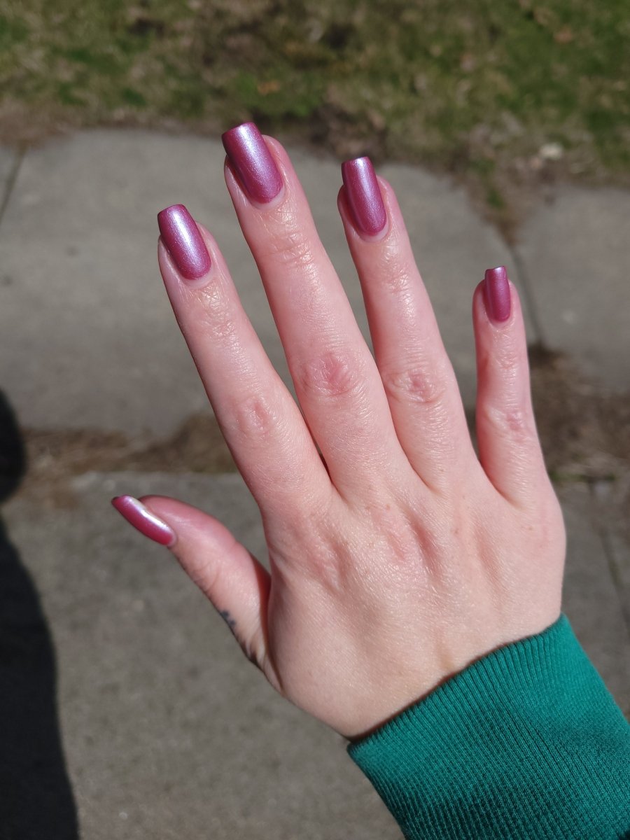 Raspberry Glaze - Cracked Polish