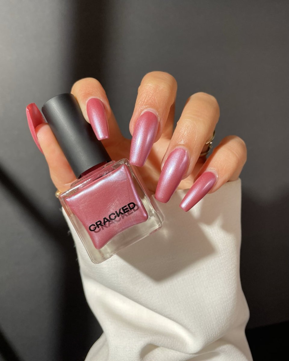 Raspberry Glaze - Cracked Polish