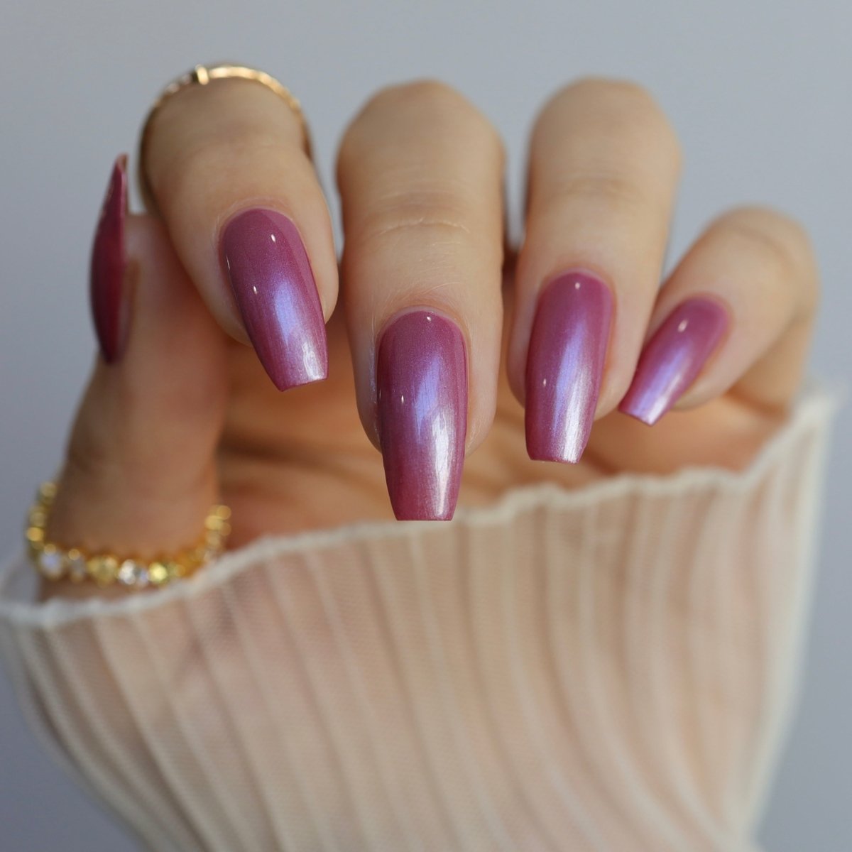 Raspberry Glaze - Cracked Polish