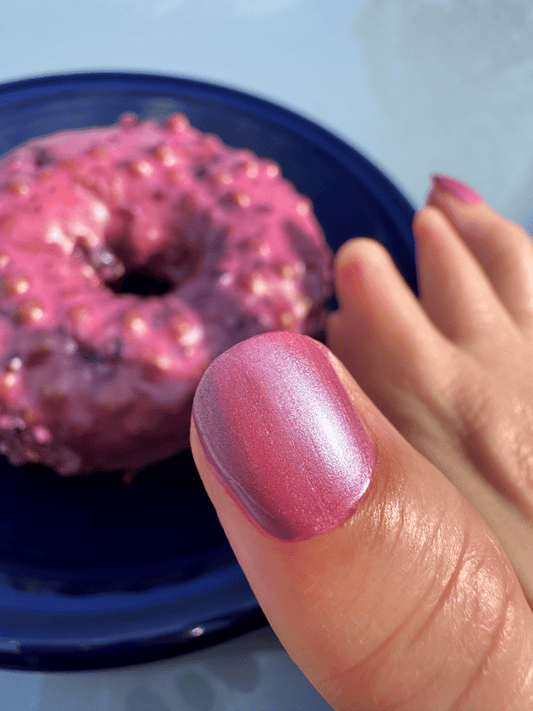 Raspberry Glaze - Cracked Polish