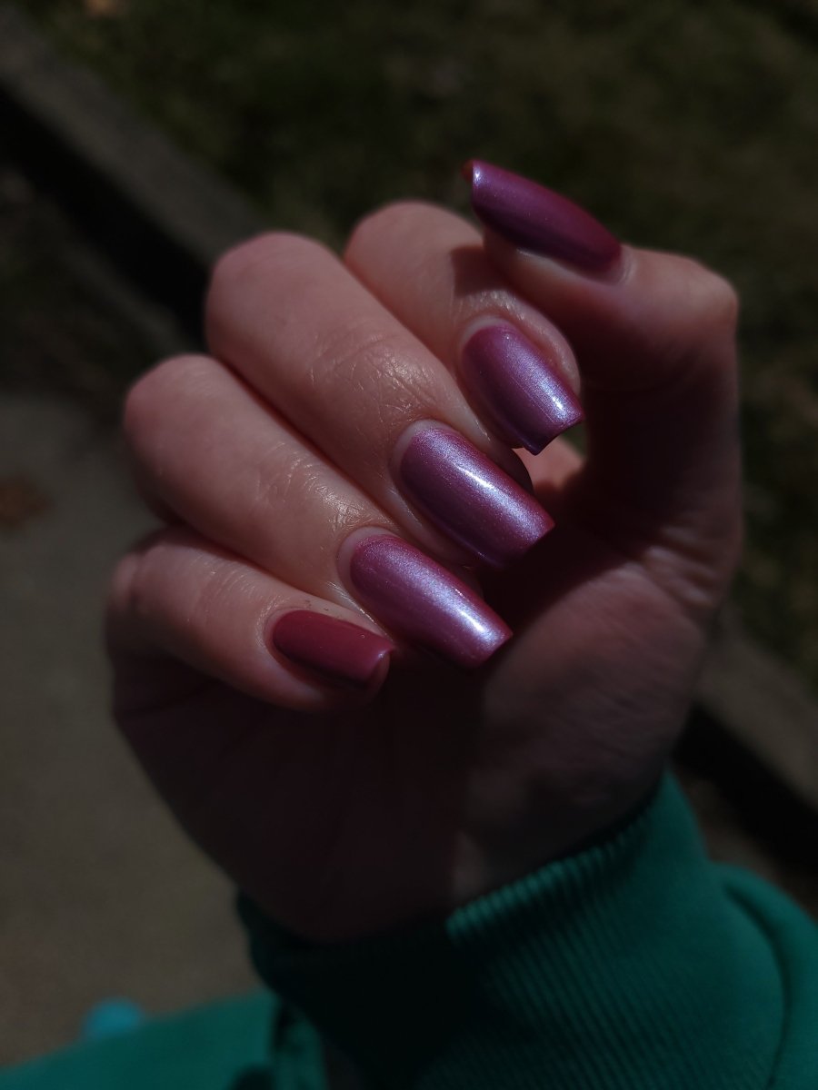 Raspberry Glaze - Cracked Polish