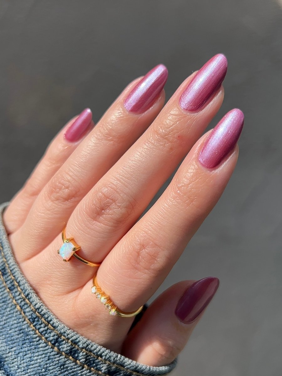 Raspberry Glaze - Cracked Polish