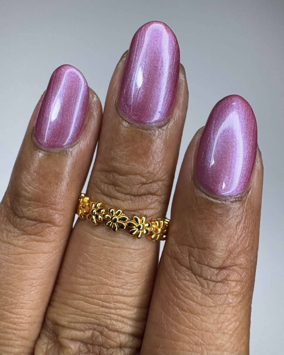 Raspberry Glaze - Cracked Polish