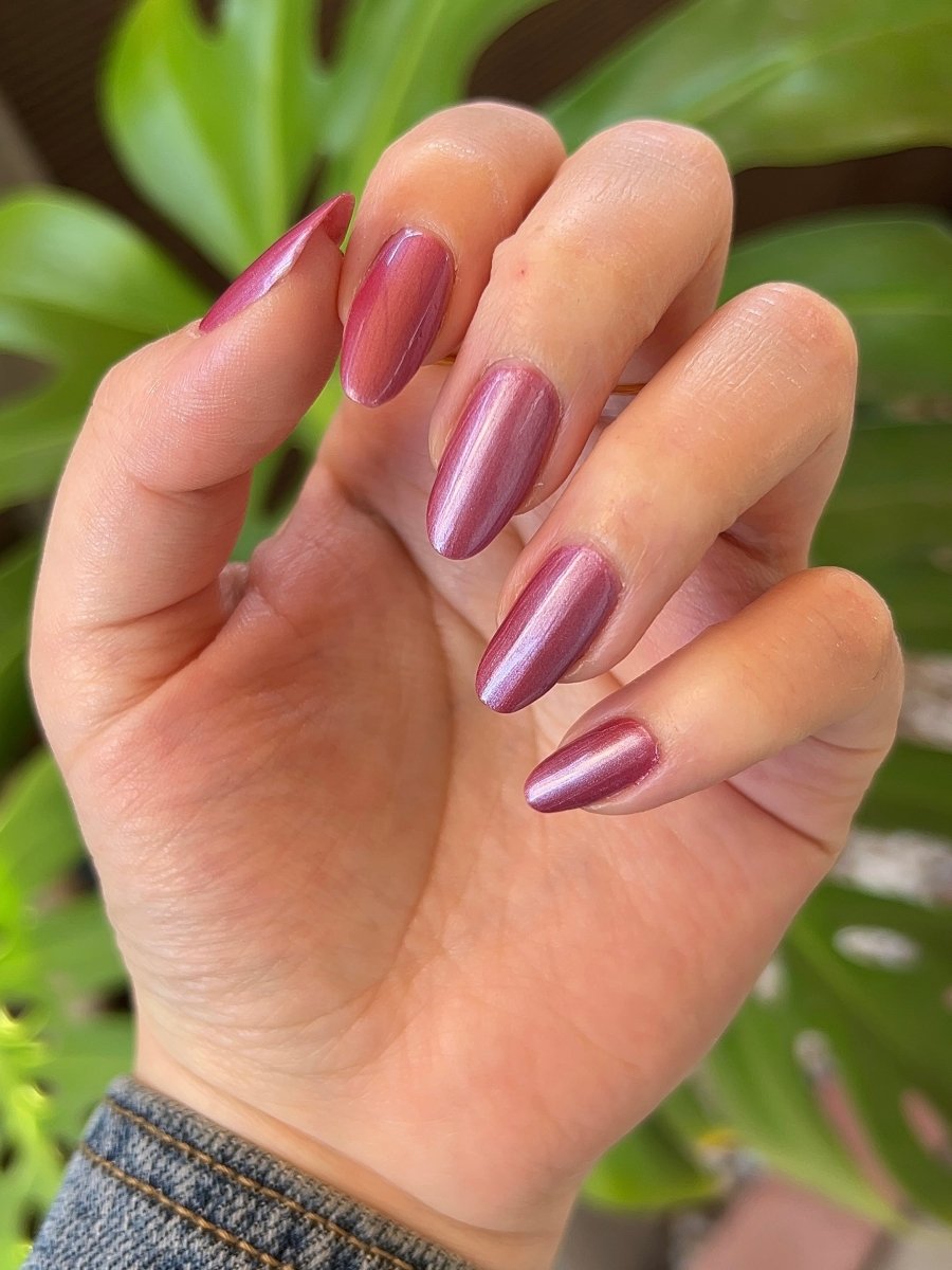 Raspberry Glaze - Cracked Polish