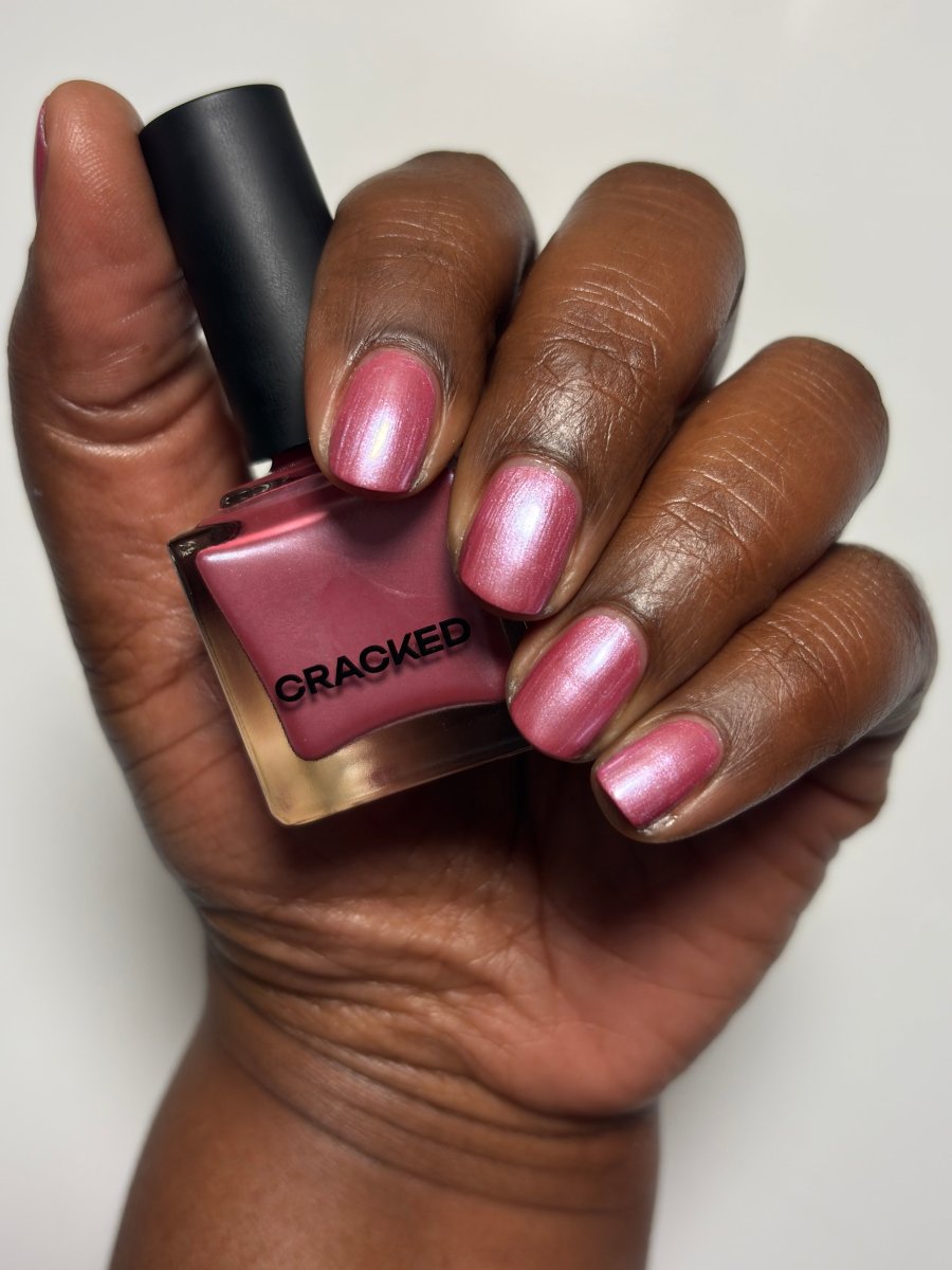 Raspberry Glaze - Cracked Polish