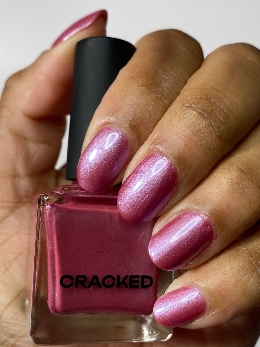 Raspberry Glaze - Cracked Polish