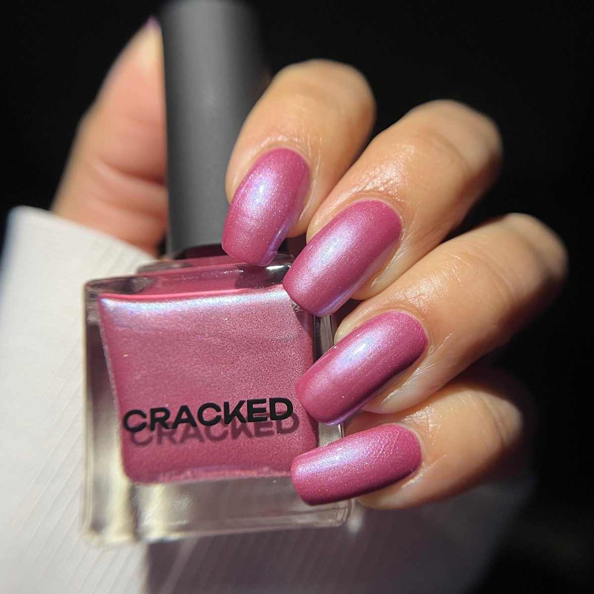 Raspberry Glaze - Cracked Polish
