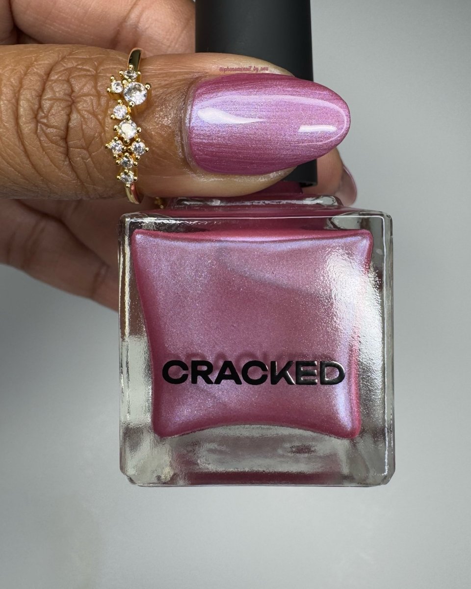 Raspberry Glaze - Cracked Polish