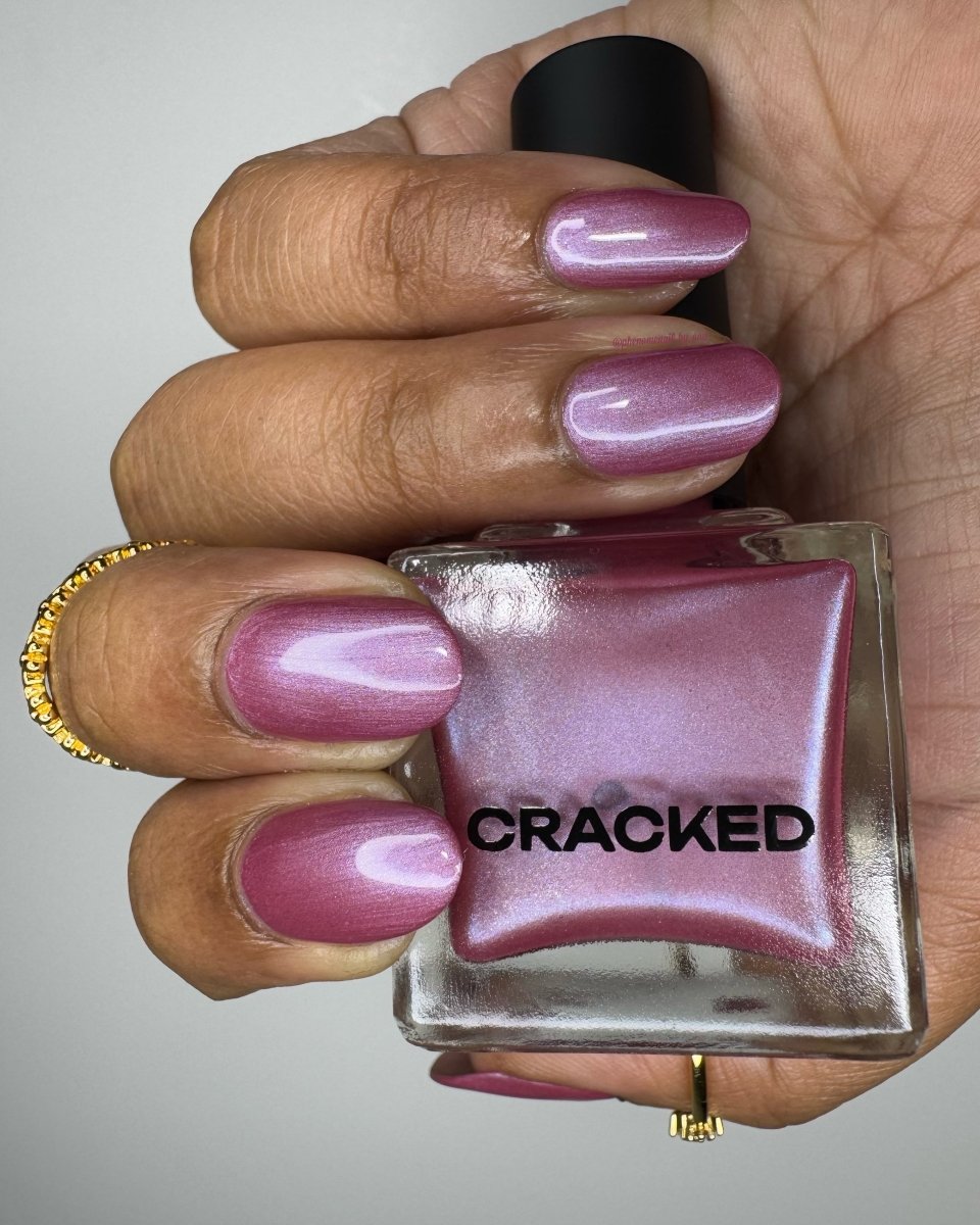 Raspberry Glaze - Cracked Polish