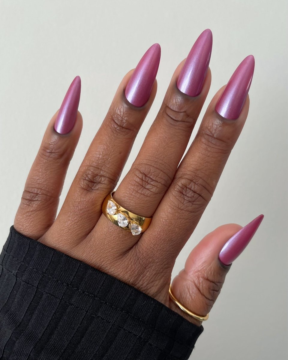 Raspberry Glaze - Cracked Polish