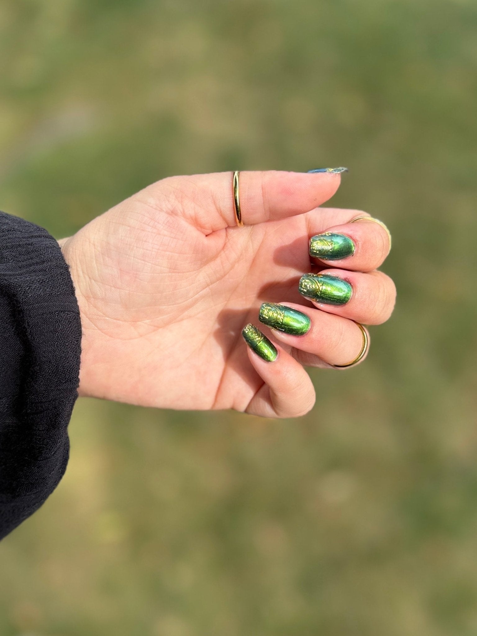 Vintage Lampshade - Cracked Polish
