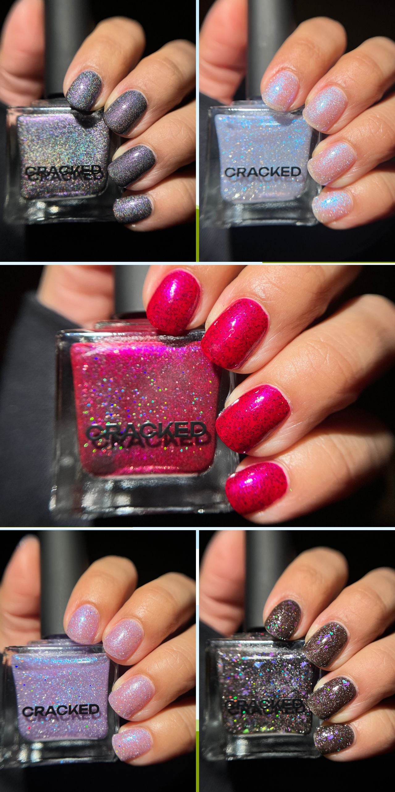 Caitlin Swatches X Cracked Polish