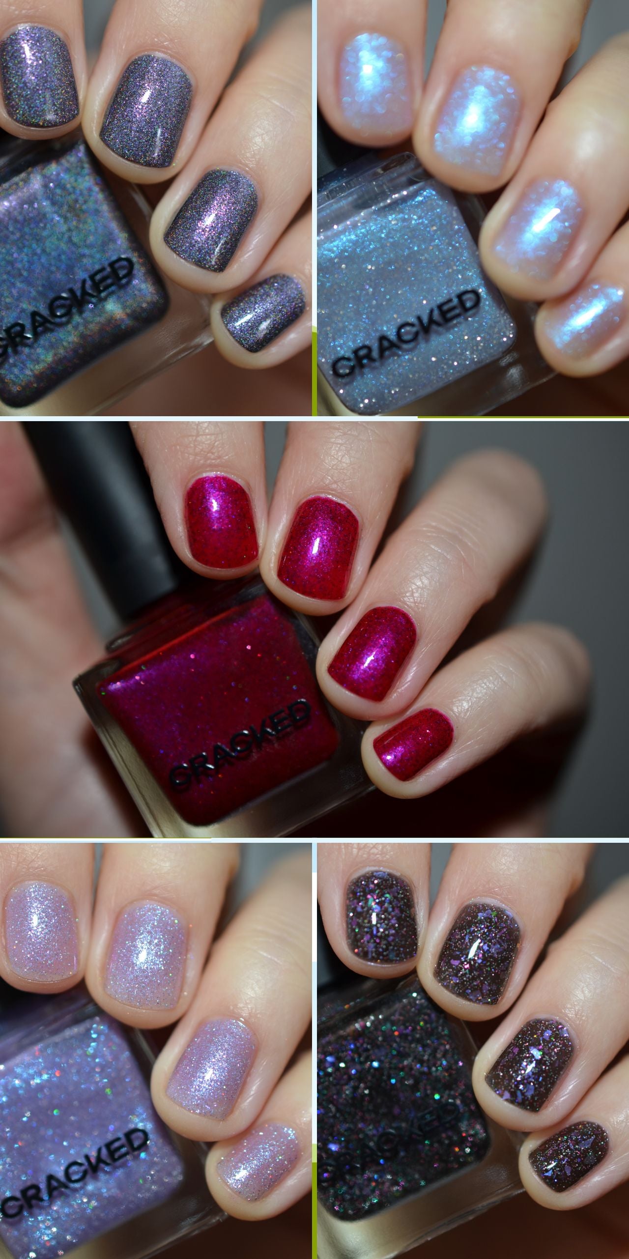 Caitlin Swatches X Cracked Polish