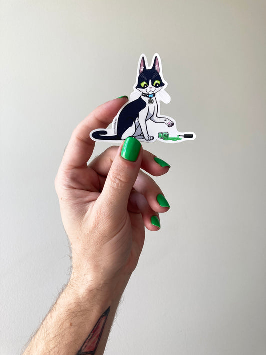 Mr. Kitty Sticker