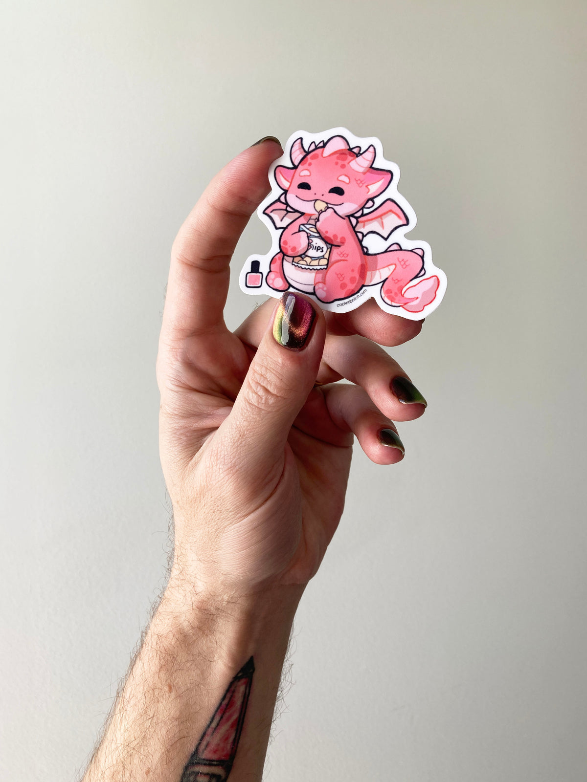 Chompy Dragon Sticker