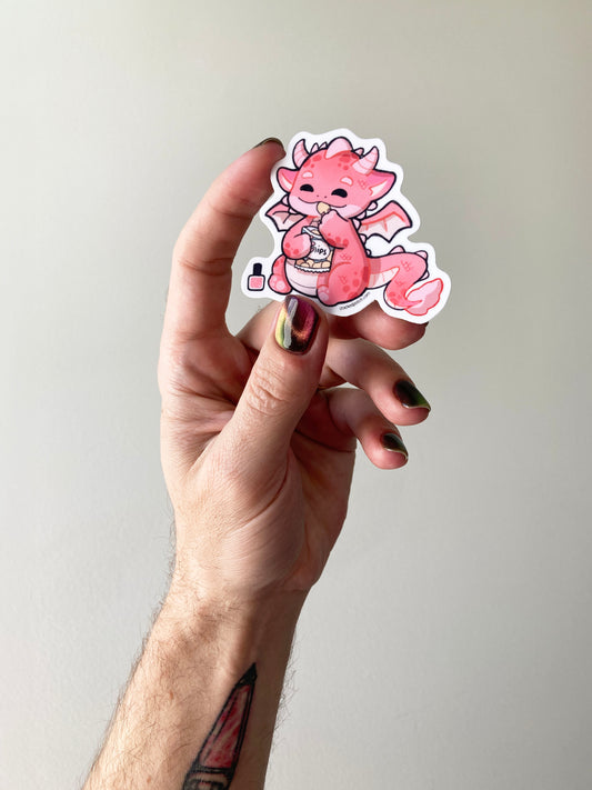 Chompy Dragon Sticker