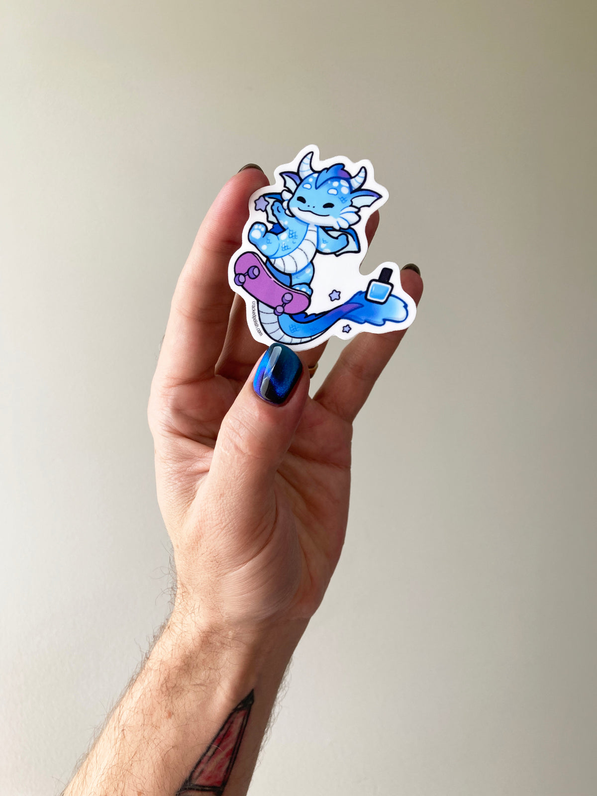 Gnarly Dragon Sticker
