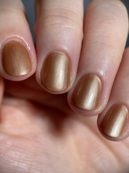 Beautifully Bold, Gold! - Cracked Polish