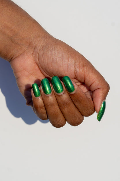 Boujee Emerald - Cracked Polish