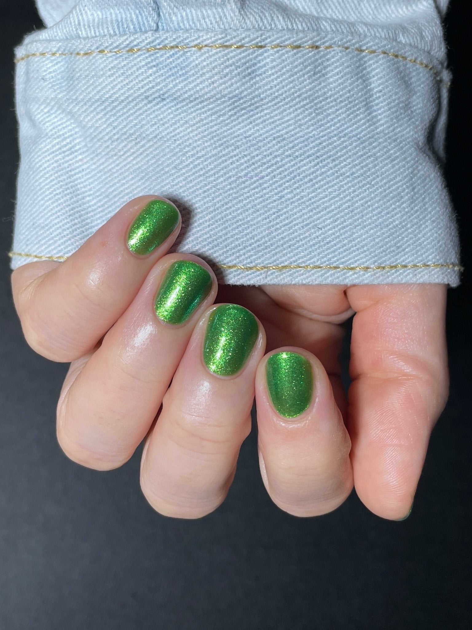 Boujee Emerald - Cracked Polish